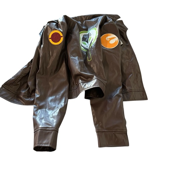 Brown and Yellow Women's Jacket and Pants Set - Picture 3 of 6